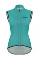 SANTINI Cycling gilet - NEBULA PURO LADY - light blue