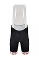 SANTINI Cycling bib shorts - TOUR DE FRANCE 2022 - white/red/black