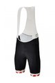 SANTINI Cycling bib shorts - TOUR DE FRANCE 2022 - white/red/black