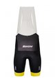 SANTINI Cycling bib shorts - TOUR DE FRANCE 2022 - yellow/black