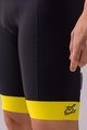 SANTINI Cycling bib shorts - TOUR DE FRANCE 2022 - yellow/black