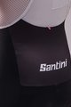 SANTINI Cycling bib shorts - TOUR DE FRANCE 2022 - yellow/black