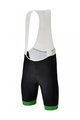 SANTINI Cycling bib shorts - TOUR DE FRANCE 2022 - black/green