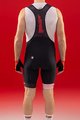 SANTINI Cycling bib shorts - TOUR DE FRANCE 2022 - black/red