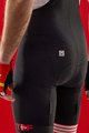 SANTINI Cycling bib shorts - TOUR DE FRANCE 2022 - black/red