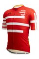 SANTINI Cycling short sleeve jersey - TOUR DE FRANCE 2022 - white/red/yellow