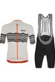 SANTINI Cycling short sleeve jersey and shorts - TONO PROFILO - orange/black/white