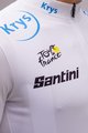 SANTINI Cycling short sleeve jersey - TOUR DE FRANCE 2022 - white