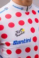 SANTINI Cycling short sleeve jersey - TOUR DE FRANCE 2024 - red/white