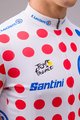 SANTINI Cycling short sleeve jersey - TOUR DE FRANCE 2024 - red/white