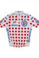 SANTINI Cycling short sleeve jersey - TOUR DE FRANCE - white/red