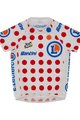 SANTINI Cycling short sleeve jersey - TOUR DE FRANCE 2023 - white/red