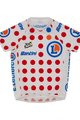 SANTINI Cycling short sleeve jersey - TOUR DE FRANCE 2024 - red/white