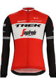 SANTINI Cycling winter long sleeve jersey - TREK 2019 CLASSE WNT - white/black/red