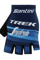 SANTINI Cycling fingerless gloves - TREK 2019 RACE LADY - black/blue