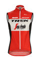SANTINI Cycling gilet - TREK 2019 LIGHT WIND - black/white/red