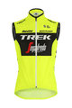 SANTINI Cycling gilet - TREK 2019 LIGHT WIND - yellow/black