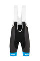 SANTINI Cycling bib shorts - TREK SEGAFREDO 2020 - blue/black
