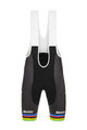 SANTINI Cycling bib shorts - TREK SEGAFREDO 2020 - multicolour/black