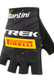 SANTINI Cycling fingerless gloves - TREK PIRELLI 2020 - black/yellow