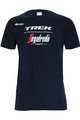 SANTINI Cycling short sleeve t-shirt - TREK SEGAFREDO 2020 - blue