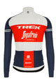 SANTINI Cycling windproof jacket - TREK SEGAFREDO 2020 - blue/red/white