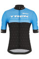SANTINI Cycling short sleeve jersey - TREK CXC 2020 - light blue/black