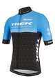 SANTINI Cycling short sleeve jersey - TREK CXC 2020 - light blue/black