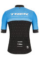 SANTINI Cycling short sleeve jersey - TREK CXC 2020 - light blue/black