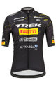 SANTINI Cycling short sleeve jersey - TREK PIRELLI MTB 20 - black/white/yellow