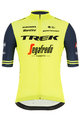 SANTINI Cycling short sleeve jersey - TREK SEGAFREDO 2020 - black/yellow