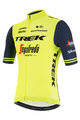 SANTINI Cycling short sleeve jersey - TREK SEGAFREDO 2020 - black/yellow