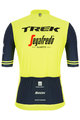 SANTINI Cycling short sleeve jersey - TREK SEGAFREDO 2020 - black/yellow