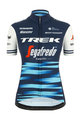 SANTINI Cycling short sleeve jersey - TREK 2020 LADY - white/blue
