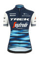 SANTINI Cycling short sleeve jersey - TREK 2020 LADY - white/blue