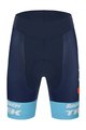 SANTINI Cycling shorts without bib - TREK SEGAFREDO 2022 LADY FAN LINE - blue