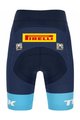 SANTINI Cycling shorts without bib - TREK SEGAFREDO 2022 LADY FAN LINE - blue