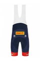 SANTINI Cycling bib shorts - TREK SEGAFREDO 2022 FAN LINE - blue/red