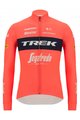 SANTINI Cycling winter long sleeve jersey - TREK SEGAFREDO 2022 WINTER - pink