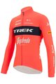 SANTINI Cycling winter long sleeve jersey - TREK SEGAFREDO 2022 WINTER - pink