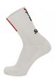 SANTINI Cyclingclassic socks - TREK SEGAFREDO 2022 - red/white