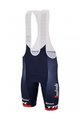 SANTINI Cycling bib shorts - TREK SEGAFREDO 2023 FAN LINE - red/blue
