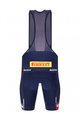 SANTINI Cycling bib shorts - TREK FACTORY RACING 2023 - blue
