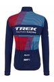 SANTINI Cycling winter long sleeve jersey - TREK 2023 FACTORY RACING WINTER - blue