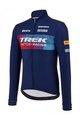 SANTINI Cycling winter long sleeve jersey - TREK 2023 FACTORY RACING WINTER - blue