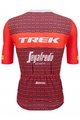 SANTINI Cycling short sleeve jersey - TREK SEGAFREDO 2023 FAN LINE - red/white