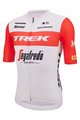 SANTINI Cycling short sleeve jersey - TREK SEGAFREDO 2023 FAN LINE - red/white