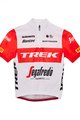 SANTINI Cycling short sleeve jersey - TREK 2023 KIDS - red/white