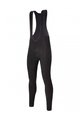 SANTINI Cycling long bib trousers - RARO WINTER - black