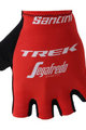 SANTINI Cycling fingerless gloves - TREK SEGAFREDO 2018